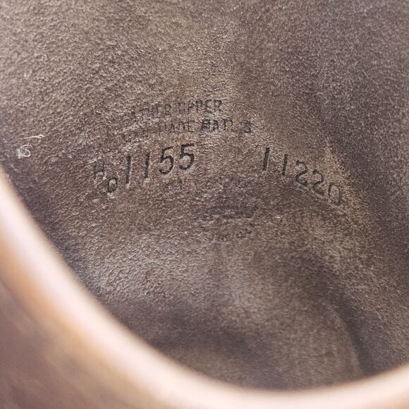 Vintage Red Wing 1155 Pecos Mens Brown Leather NailSet Boots Size 8.5 EE - Picture 9 of 11